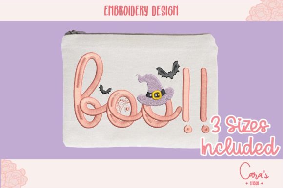 Boo Hat: A Playful Halloween Embroidery Design Review