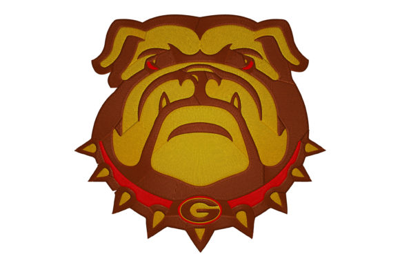 Bulldog Head: A Warm, Character-Filled Embroidery Design for Personalized Gifts