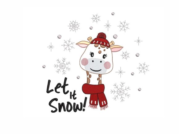 Christmas Giraffe