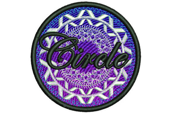 Circle Patch: A Versatile Embroidery Design for Creative Projects