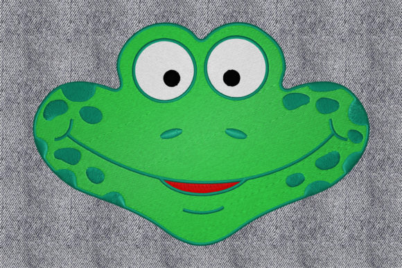 Frog Face: A Craft Fair-Ready Embroidery Design