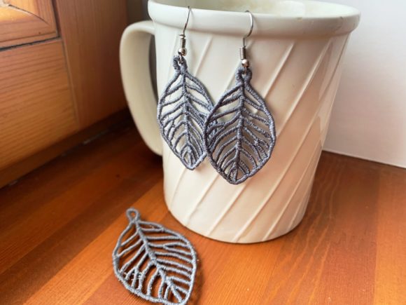 FSL Leaf Earrings Embroidery Review