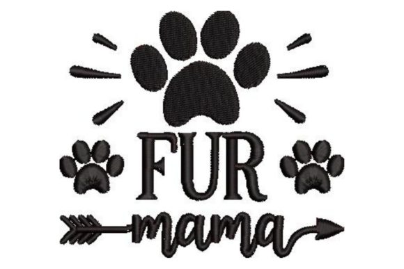 Fur Mama: A Warm, Brand-Ready Embroidery Design for Pet-Loving Businesses