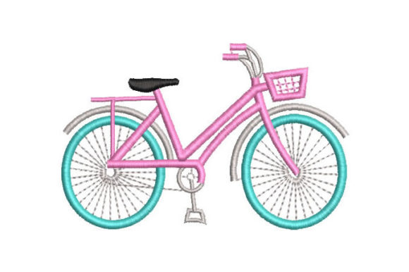 Girl Bicycle Embroidery Design Review