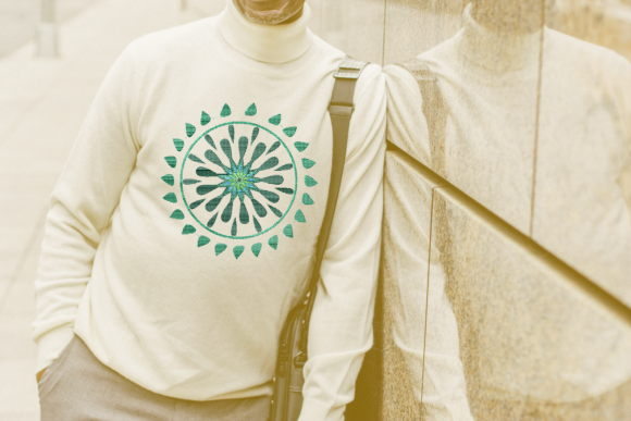 Green Mandala: A Thoughtful Embroidery Choice for Meaningful Gifts