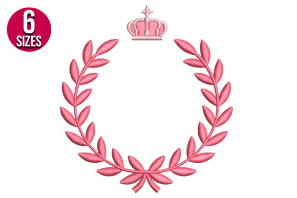 Laurel Wreath with Crown