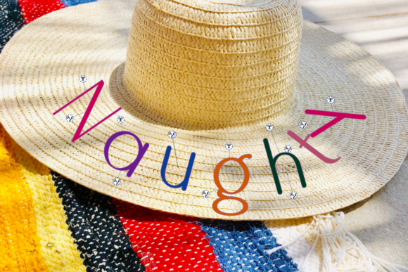 Naughty Lettering Curve Style