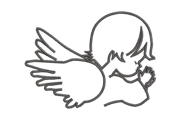 Praying Angel Boy Embroidery Review