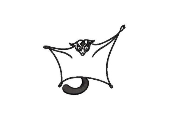 Sugar Glider: A Charming, Practical Wild Animals Embroidery Design