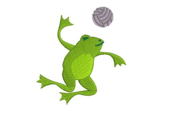 Toad Serving a Volleyball