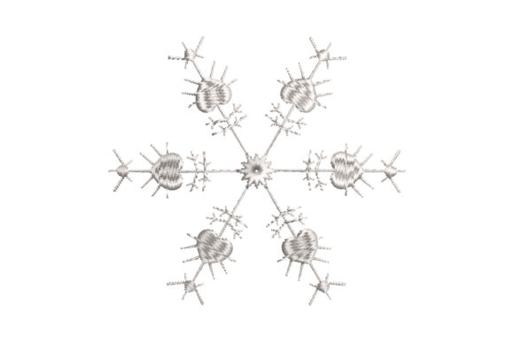 Winter Hearts Snowflake
